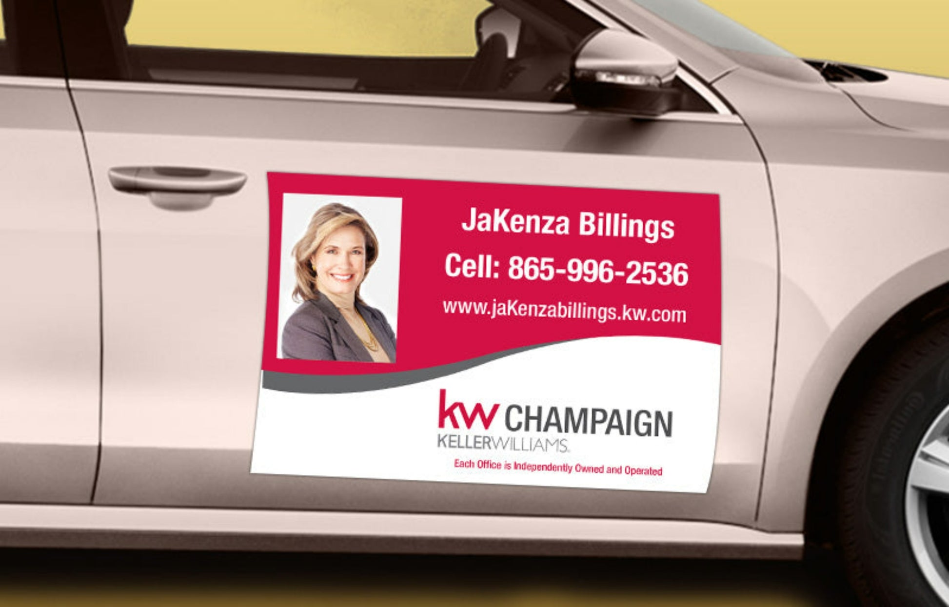 Variety of Custom Real Estate Company Car Magnets - Online Design