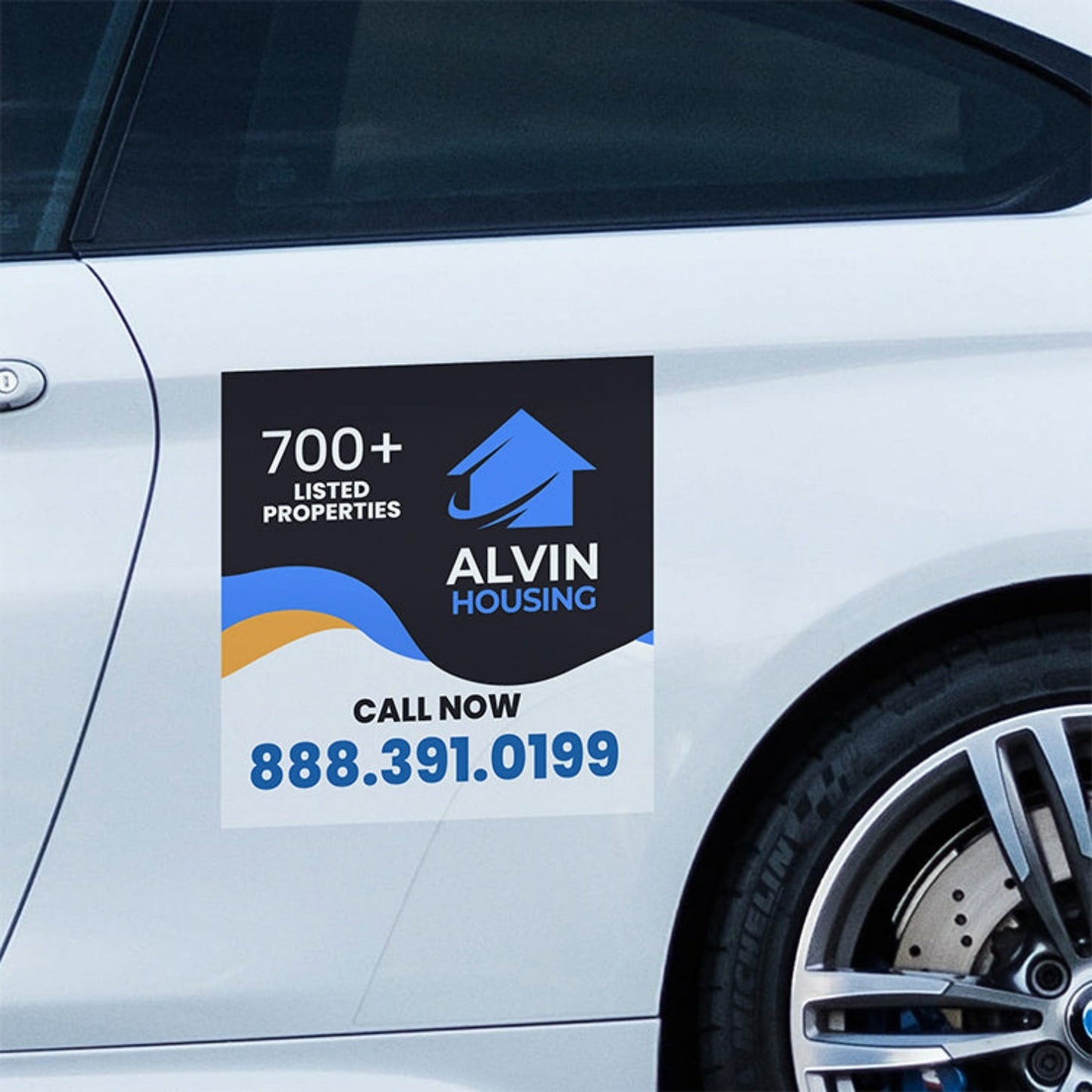 Custom Real Estate Company Car Magnets with Logo - Online Design