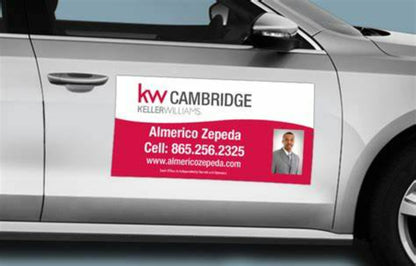 High-Quality Custom Real Estate Company Car Magnets - Online Design