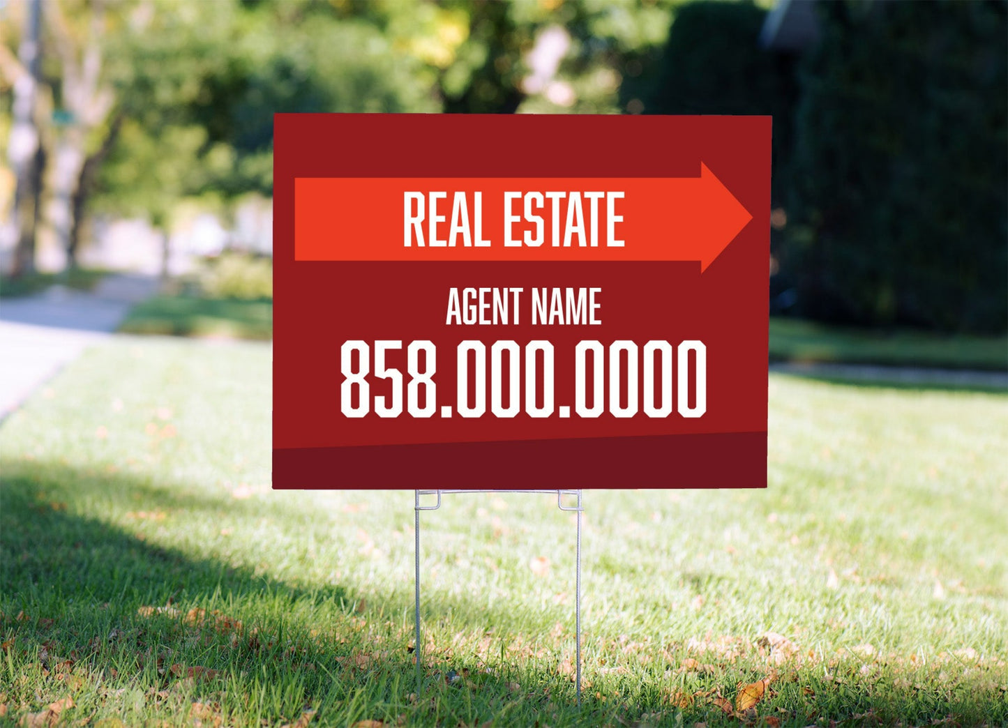 Property Listings Custom Real Estate Yard Signs – Logo Printed and Fast Shipping