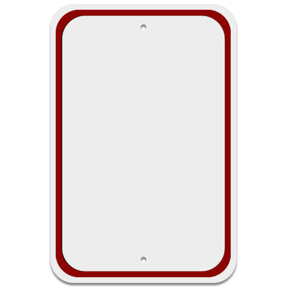 Custom .080 Painted Aluminum Signs with Borders | Durable and DOT-Compliant