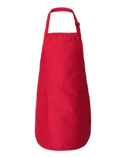 Full-Length Apron With Pockets - Q-Tees | Customizable and Durable