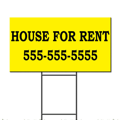 Rental Property Yard Signs – Durable and Customizable