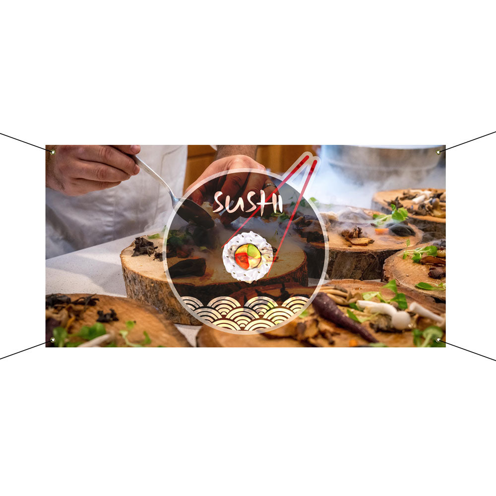 Custom Restaurant Banners for Outdoor Use – Online Design and Fast Shipping