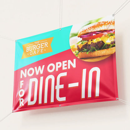 Custom Restaurant Banners – High-Quality Banners for Indoor and Outdoor Restaurant Promotions Banner Show Off Your Threads