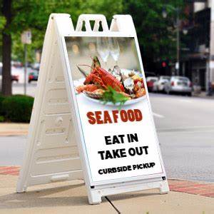 Easy Installation Custom Restaurant and Cafe A-Frame Signage – Fast Shipping