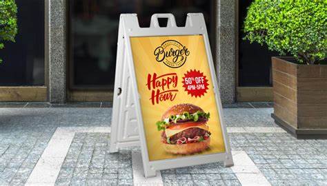 High-Quality Printing on Custom Restaurant and Cafe A-Frame Signage – Fast Shipping