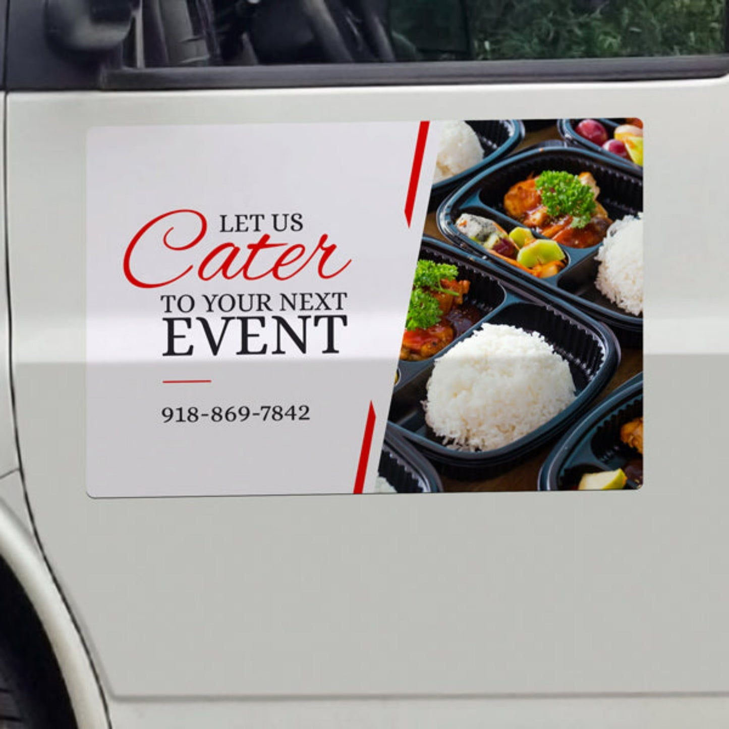 Custom Restaurant and Catering Car Magnets with Logo - Online Design