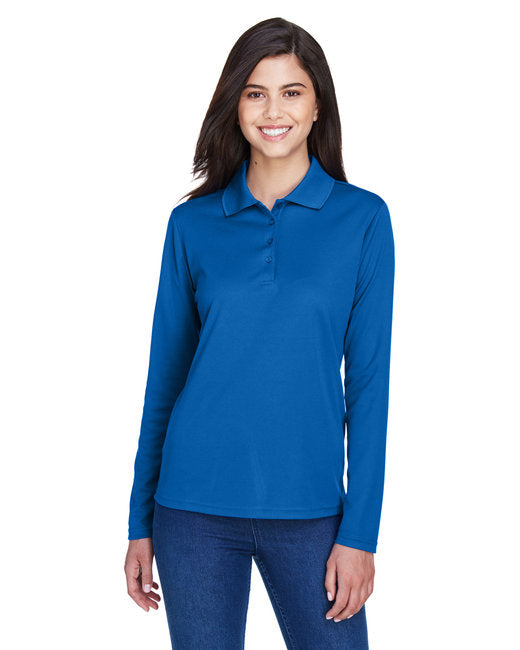 CORE365 Ladies' Pinnacle Performance Long-Sleeve Piqué Polo