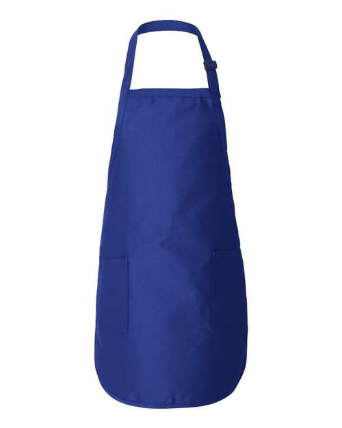 Full-Length Apron With Pockets - Q-Tees | Customizable and Durable