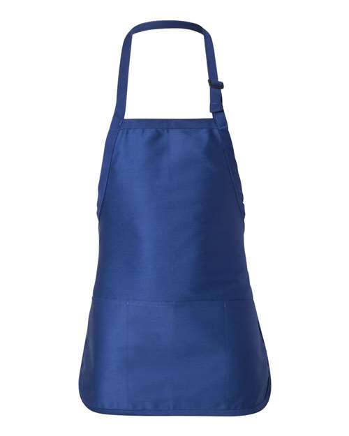 Full-Length Apron With Pouch Pocket - Q-Tees | Customizable and Functional