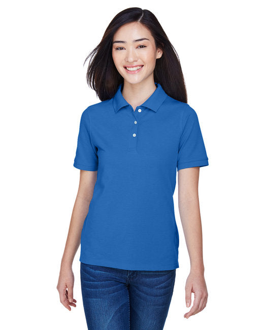 Harriton Ladies' Easy Blend™ Wrinkle-Resistant Polo