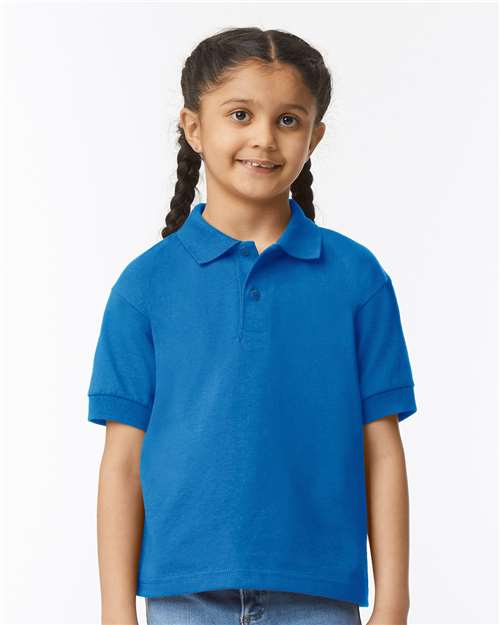 DryBlend® Youth Jersey Polo - Gildan | Moisture-Wicking, Durable, and Eco-Friendly