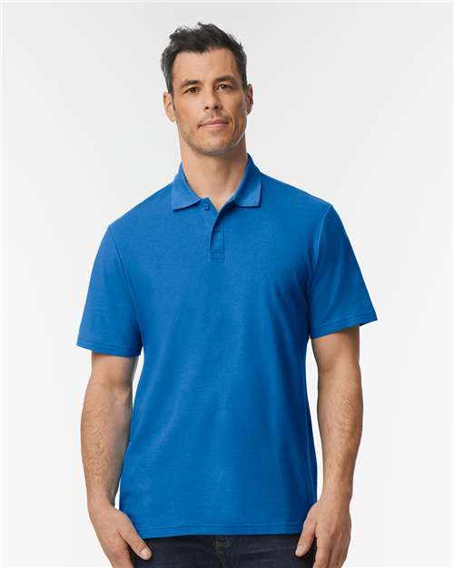 Softstyle® Adult Pique Polo - Gildan | Modern, Comfortable, and Embroidery-Ready