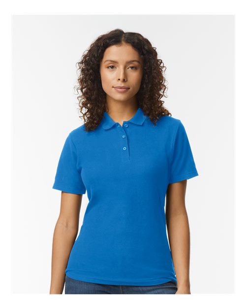 Softstyle® Women’s Pique Polo - Gildan | Comfortable, Semi-Fitted, and Embroidery-Ready