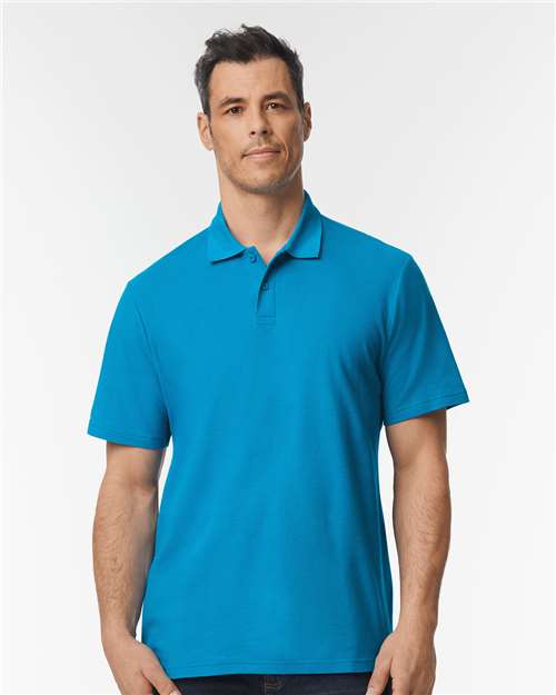 Softstyle® Adult Pique Polo - Gildan | Modern, Comfortable, and Embroidery-Ready