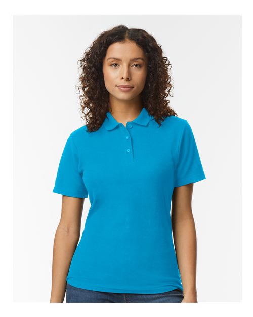 Softstyle® Women’s Pique Polo - Gildan | Comfortable, Semi-Fitted, and Embroidery-Ready