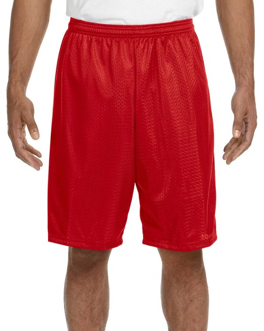 Custom Tricot Mesh Shorts – 9-Inch Inseam & Moisture-Wicking Design