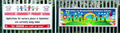 Easy Installation of Custom School Banners – Online Design and Fast Shipping