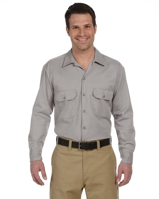 Dickies Unisex Long-Sleeve Work Shirt – Durable, Easy-Care Workwear