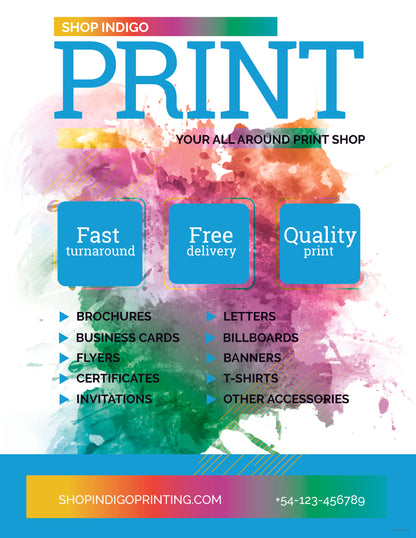 Small Business Flyer Printing – Eye-Catching Custom Graphics