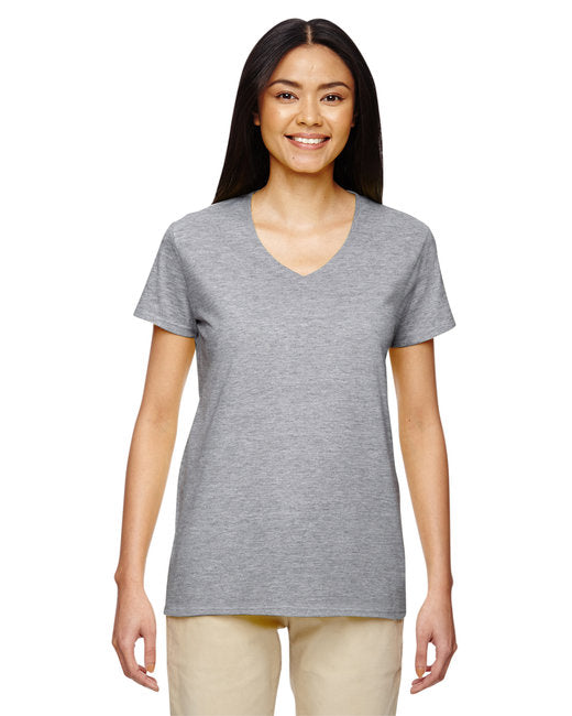 Custom Ladies' V-Neck T-Shirt – Comfortable, Stylish & Sustainable