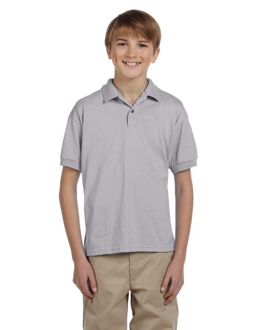 Gildan Youth Jersey Polo with Moisture-Wicking DryBlend® Fabric