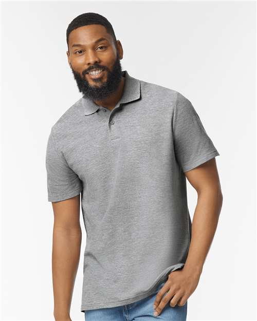 Softstyle® Adult Pique Polo - Gildan | Modern, Comfortable, and Embroidery-Ready