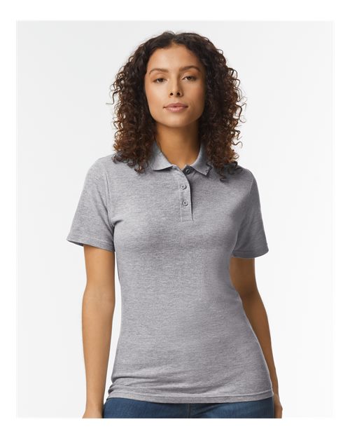 Softstyle® Women’s Pique Polo - Gildan | Comfortable, Semi-Fitted, and Embroidery-Ready