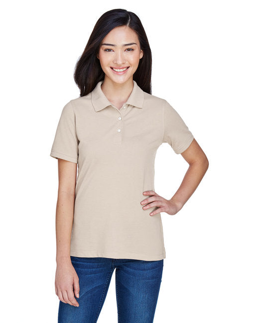 Harriton Ladies' Easy Blend™ Wrinkle-Resistant Polo