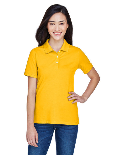 Harriton Ladies' Easy Blend™ Wrinkle-Resistant Polo