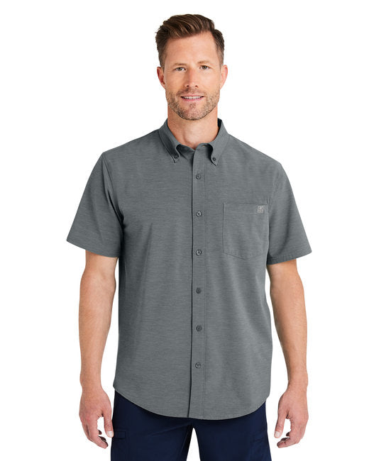 HUK Men's Kona Solid Short Sleeve Shirt – Stretchable, Protective, and Versatile