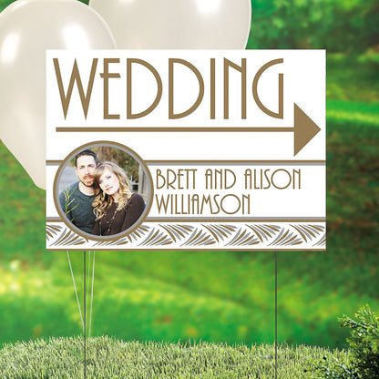 Wedding Reception Yard Signs – Customizable Signs for Outdoor Weddings