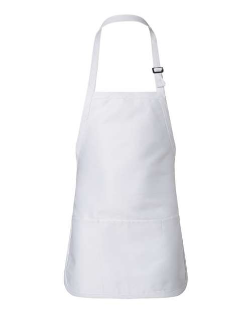 Full-Length Apron With Pouch Pocket - Q-Tees | Customizable and Functional