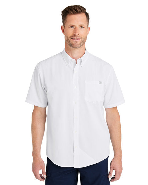 HUK Men's Kona Solid Short Sleeve Shirt – Stretchable, Protective, and Versatile