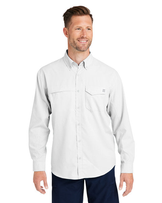 HUK Men's Tide Point Long Sleeve Shirt – Protective, Moisture-Wicking, and Breathable