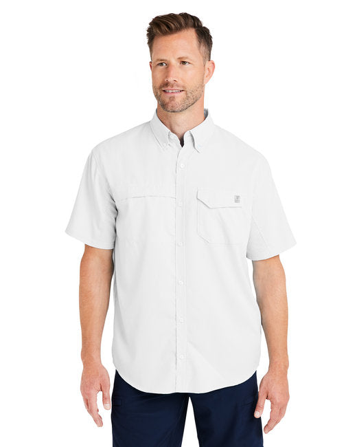 HUK Men's Tide Point Short Sleeve Shirt – Breathable, Performance-Driven, and Protective