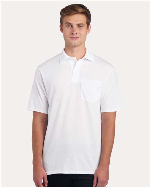 Dri-Power® Polo With Pocket - JERZEES | Moisture-Wicking, Durable, and Custom-Ready