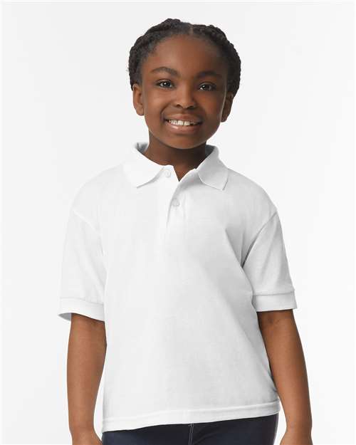 DryBlend® Youth Jersey Polo - Gildan | Moisture-Wicking, Durable, and Eco-Friendly