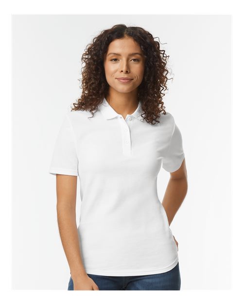 Softstyle® Women’s Pique Polo - Gildan | Comfortable, Semi-Fitted, and Embroidery-Ready