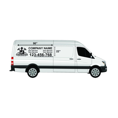 Custom Work Van Decals – Professional Branding with Easy Application