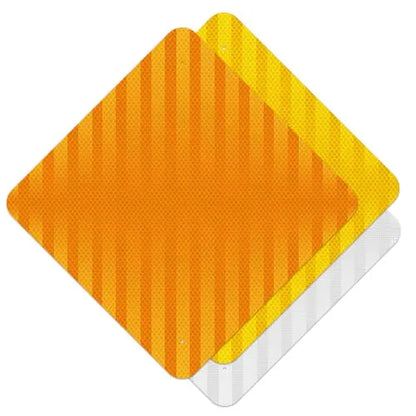 Custom .080 Yellow Reflective Aluminum Signs – Diamond Shape, HIP Grade