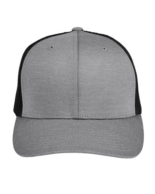 Custom Moisture-Wicking Heather Trucker Cap – Mid-Profile with Online Design