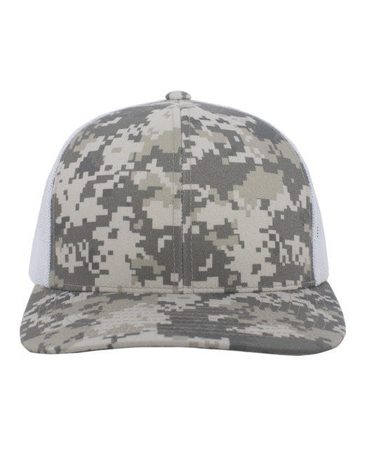 Custom Snapback Camo Trucker Cap – Structured with Online Embroidery