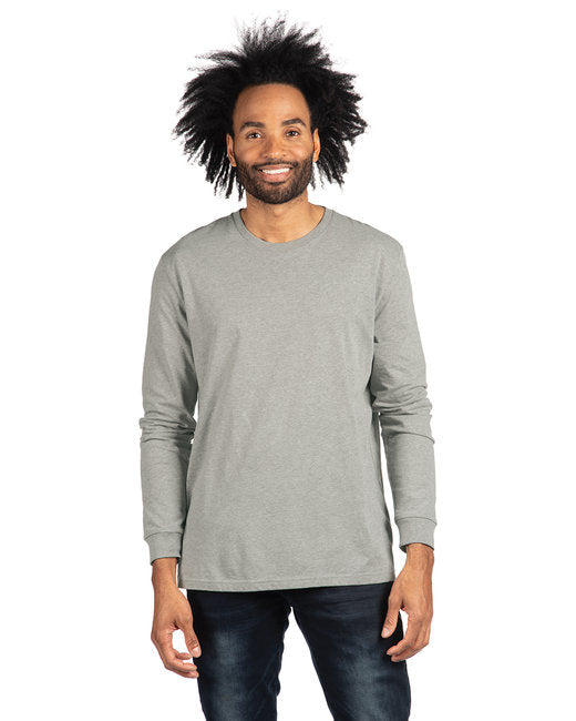 Custom Unisex CVC Long-Sleeve T-Shirt for Men & Women – Soft & Sustainable