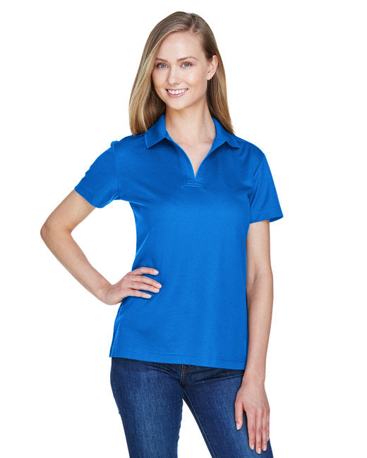 Custom Women’s Luxury Performance Polo – Soft, Moisture-Wicking Fabric