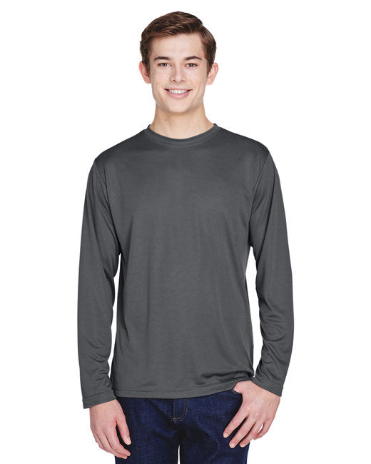 Custom Men’s Performance Long-Sleeve T-Shirt – Moisture-Wicking & UV Protection