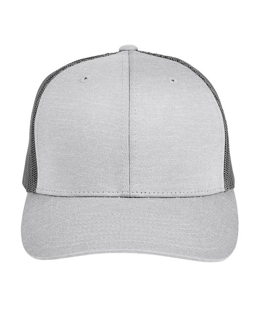 Custom Moisture-Wicking Heather Trucker Cap – Mid-Profile with Online Design