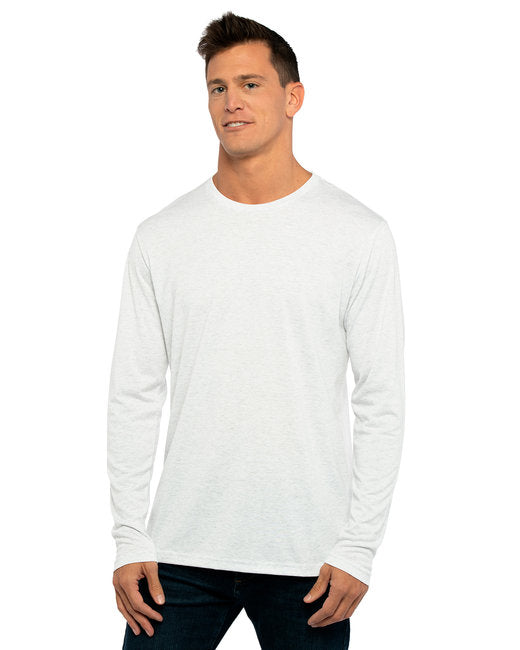 Custom Triblend Long-Sleeve Crew – Soft & Sustainable with Online Design