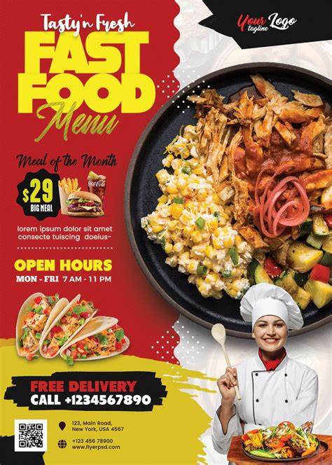 Customizable Restaurant Menu Flyers – Durable and High-Quality